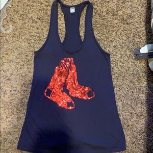 PINK Boston Red Sox sequin tank top